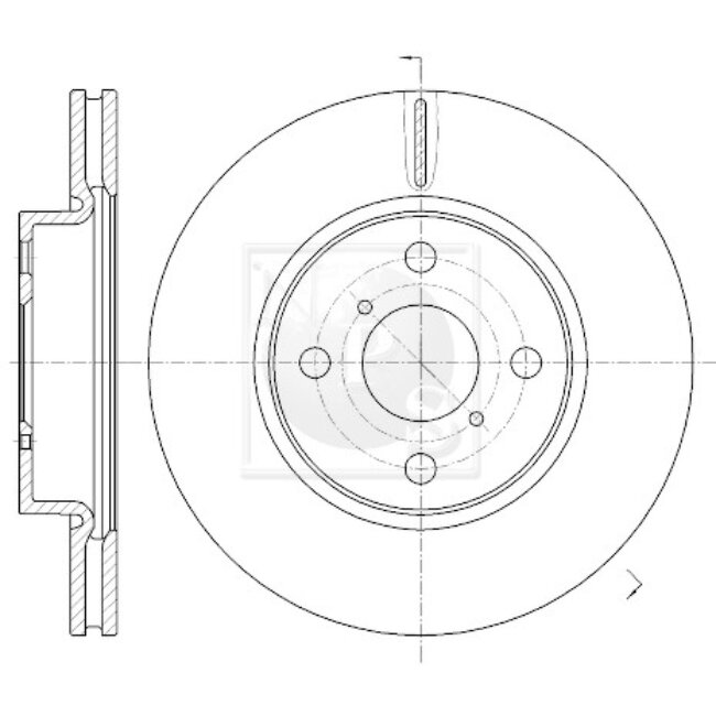 1 Disque De Frein Nps T330a168