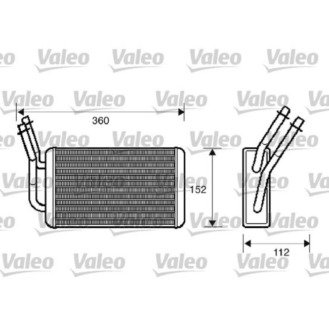 Radiateur De Chauffage Valeo 812332