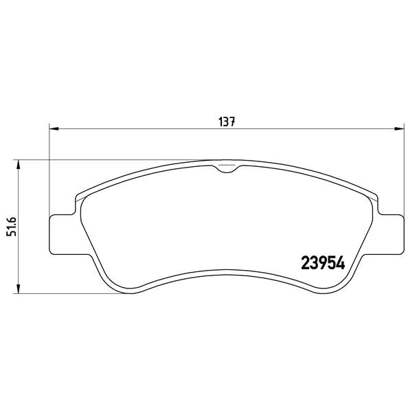 Brembo P61066 Plaquettes De Frein Avant - Compatible Peugeot Citroën