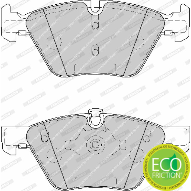 4 Plaquettes De Frein Ferodo Fdb1773