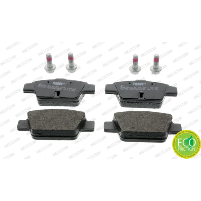 4 Plaquettes De Frein Ferodo Fdb1469