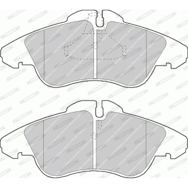 4 Plaquettes De Frein Ferodo Fvr1038