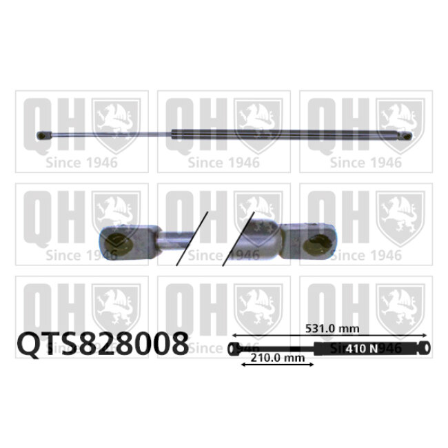 Vérin De Coffre Quinton Hazell Qts828008