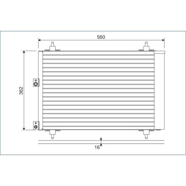 Condenseur Valeo 814080