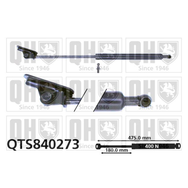 Vérin De Coffre Quinton Hazell Qts840273