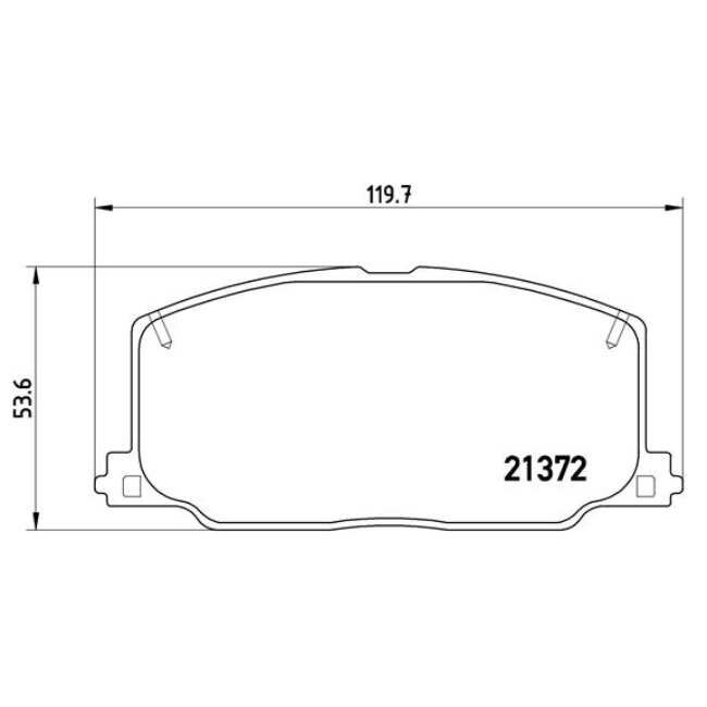 4 Plaquettes De Frein Brembo P83016
