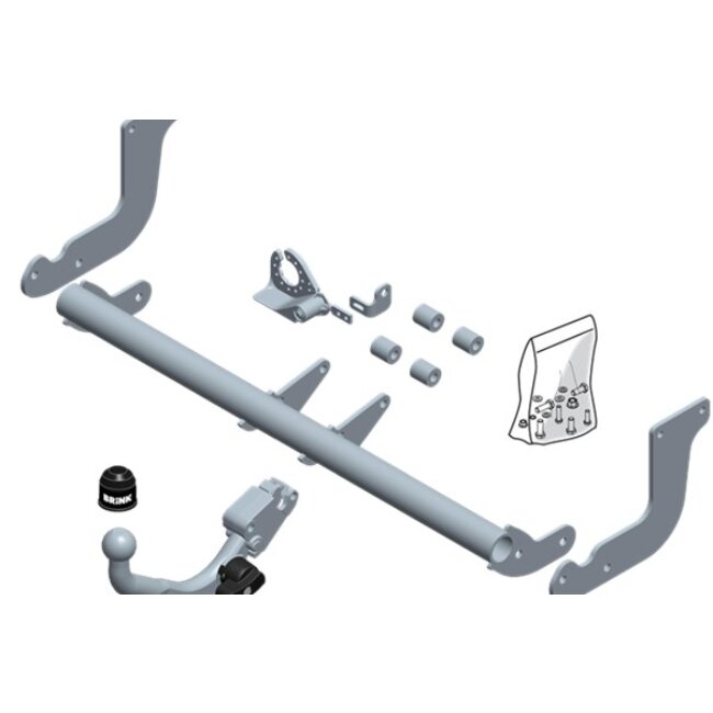 Attelage col De Cygne Démontable Sans Outils Brink 593600