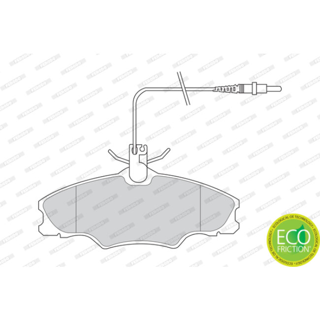 4 Plaquettes De Frein Ferodo Fdb1062