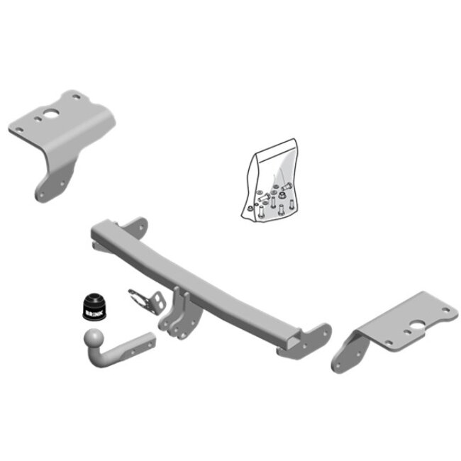 Attelage col De Cygne Démontable Avec Outils Brink 571700