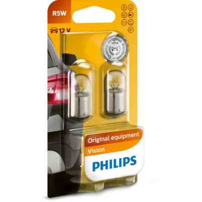2 Ampoules Philips R5w 5 W 12 V