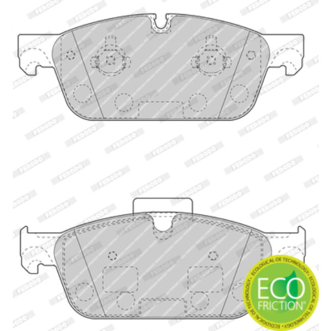 4 Plaquettes De Frein Ferodo Fdb4693