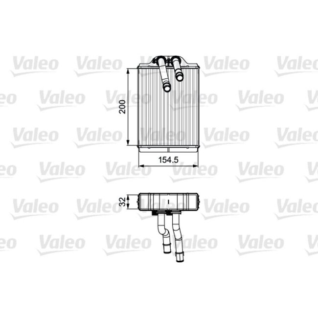 Radiateur De Chauffage Valeo 811551
