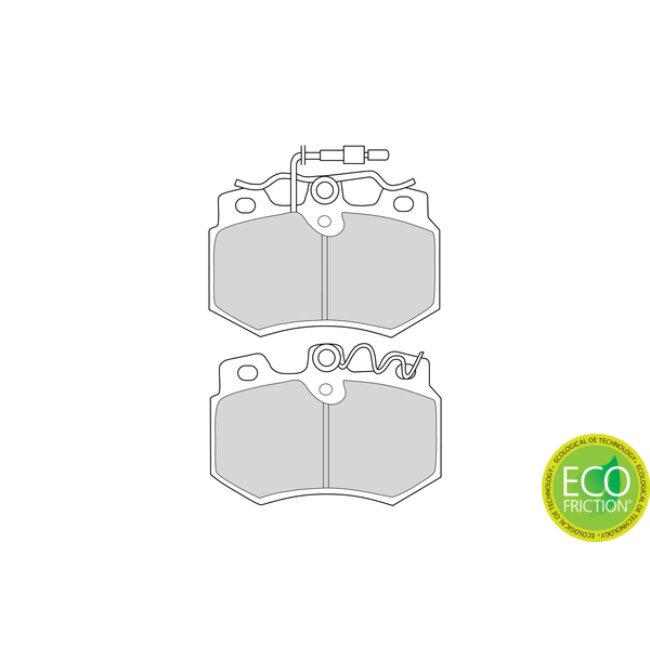 4 Plaquettes De Frein Ferodo Fdb455