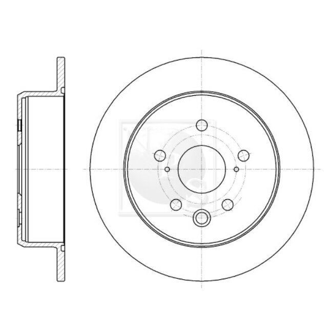 1 Disque De Frein Nps T331a54