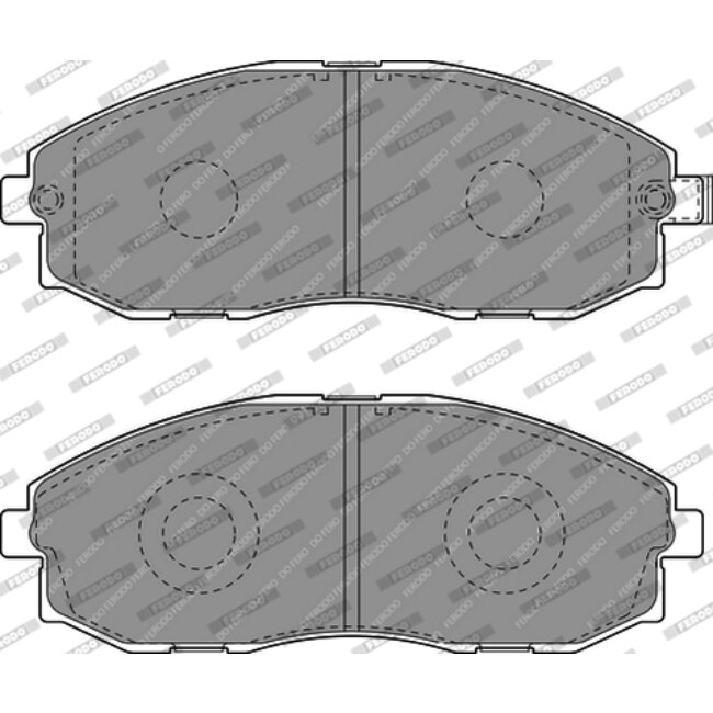 4 Plaquettes De Frein Ferodo Fvr1498