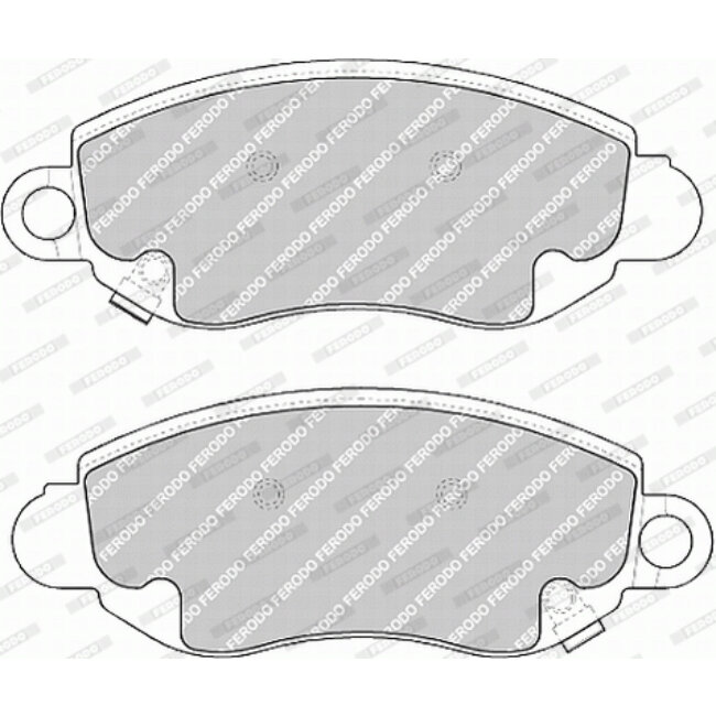4 Plaquettes De Frein Ferodo Fvr1381