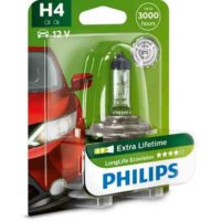 1 Ampoule PHILIPS H4 LongLife Ecovision 60/55 W 12 V