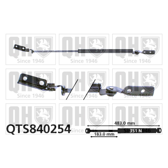 Vérin De Coffre Quinton Hazell Qts840254