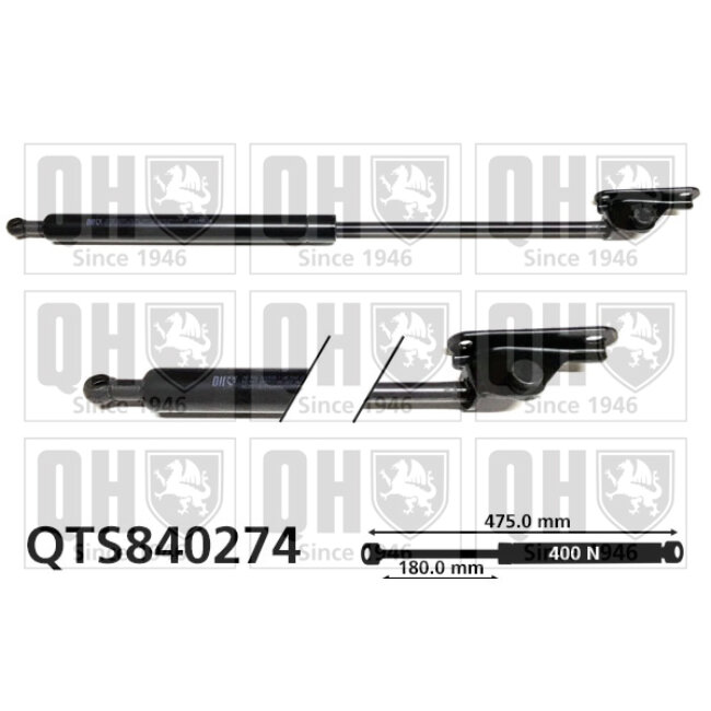 Vérin De Coffre Quinton Hazell Qts840274