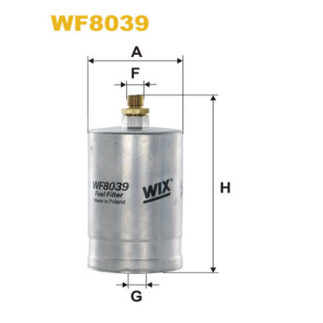 Filtre À Carburant Wix Wf8039
