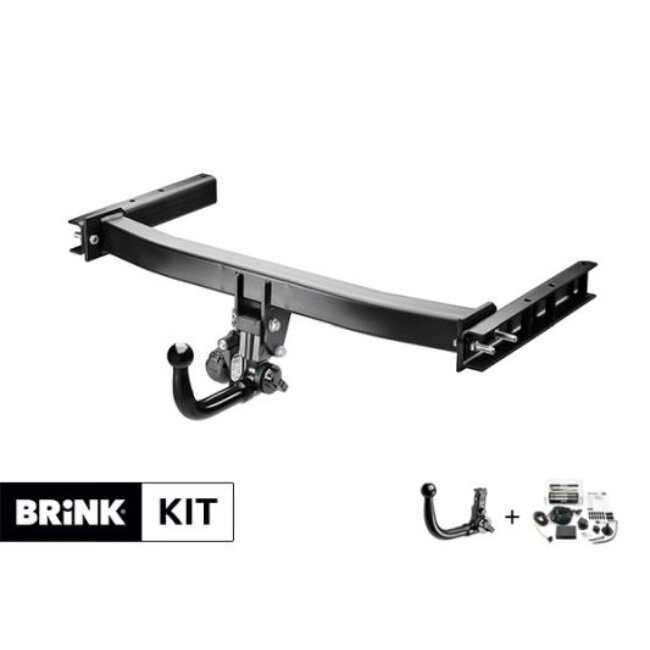 Attelage col De Cygne Démontable Sans Outils Brink 583031 + Faisceau