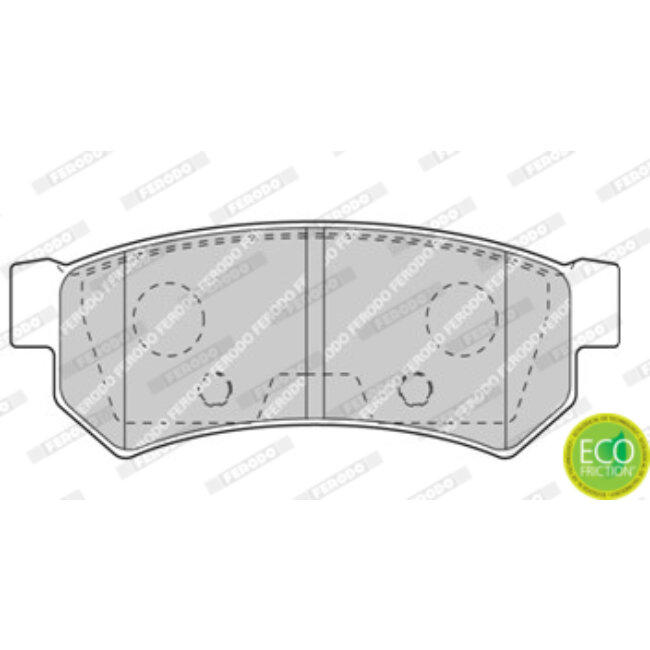 4 Plaquettes De Frein Ferodo Fdb4295