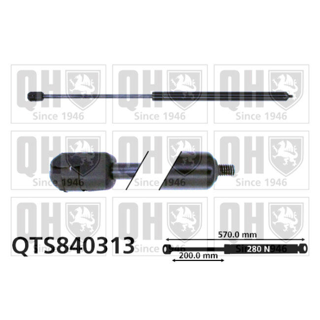 Vérin De Capot Quinton Hazell Qts840313