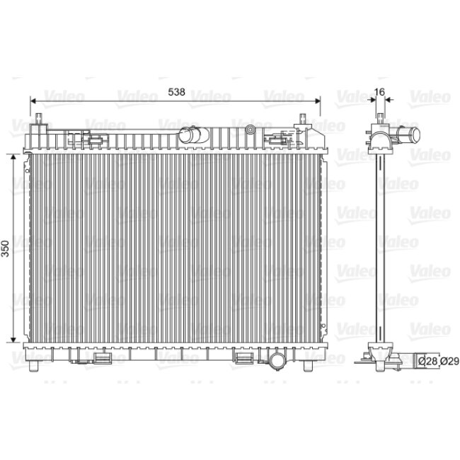 Radiateur De Refroidissement Valeo 701603