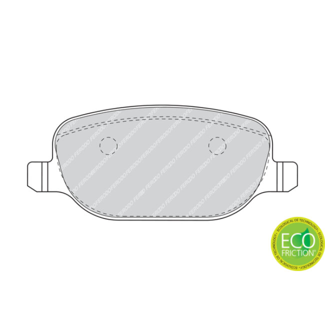 4 Plaquettes De Frein Ferodo Fdb1471