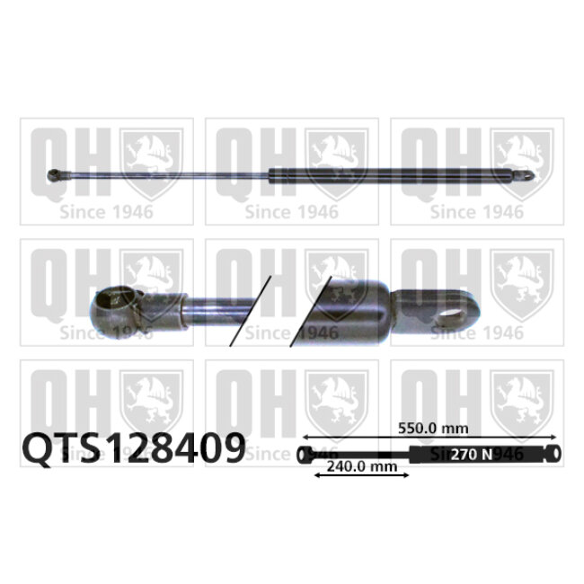 Vérin De Coffre Quinton Hazell Qts128409