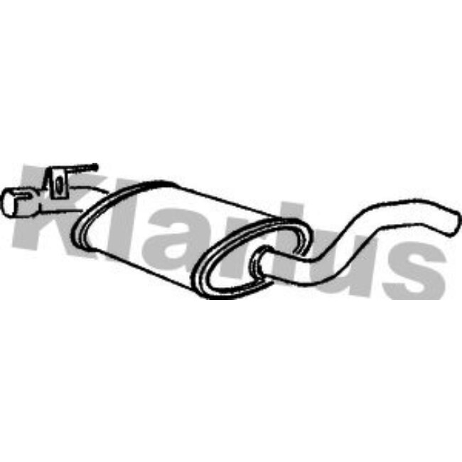 Silencieux Intermédiaire Klarius 210293