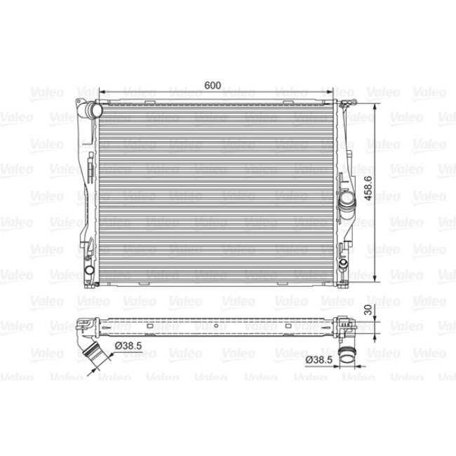 Radiateur De Refroidissement Valeo 701542