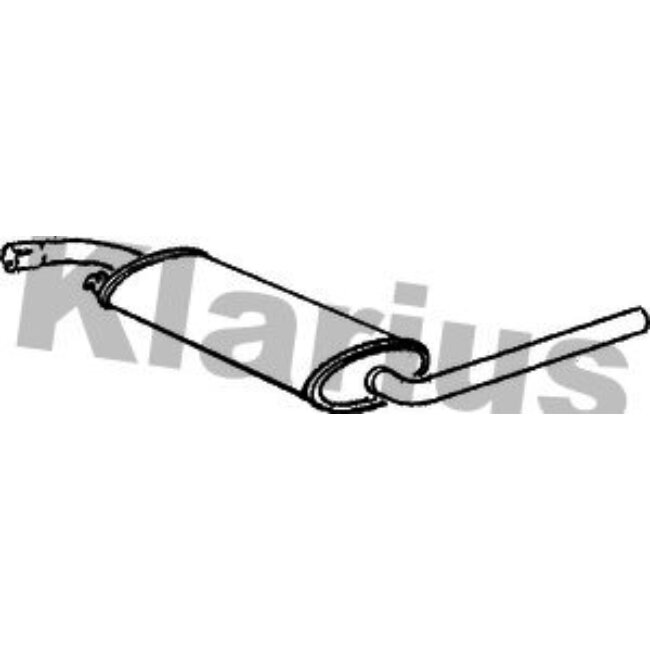 Silencieux Intermédiaire Klarius 230597