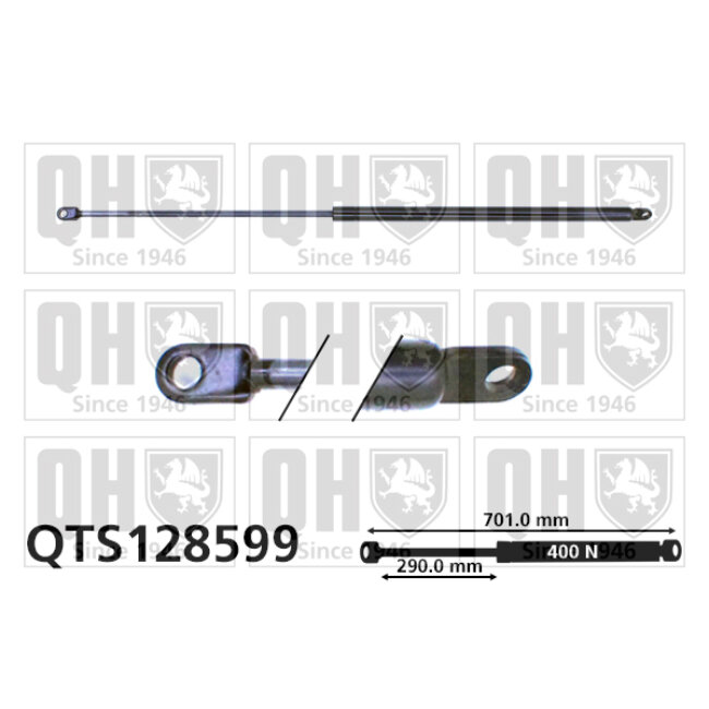 Vérin De Coffre Quinton Hazell Qts128599