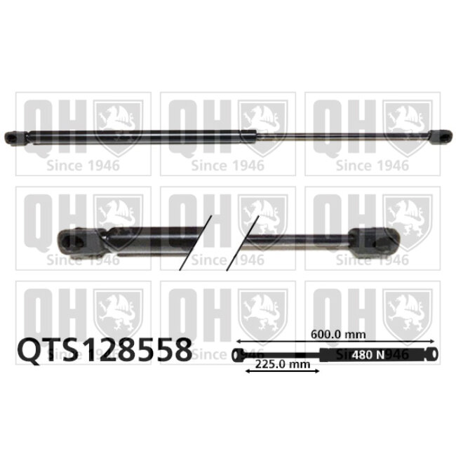 Vérin De Coffre Quinton Hazell Qts128558