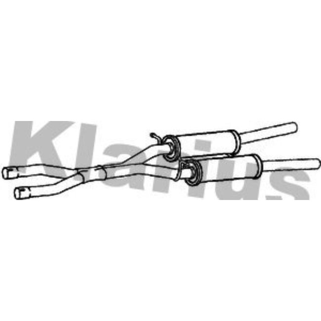 Silencieux Intermédiaire Klarius 250687