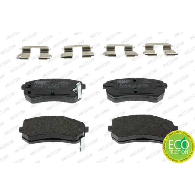 4 Plaquettes De Frein Ferodo Fdb1902