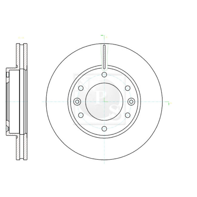 1 Disque De Frein Nps K330a23