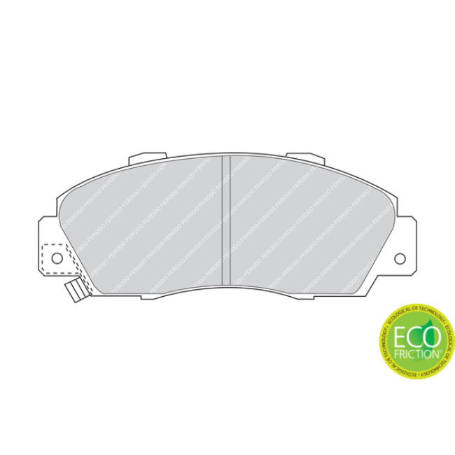 4 Plaquettes De Frein Ferodo Fdb905