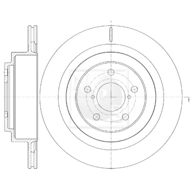 1 Disque De Frein Nps S331u05