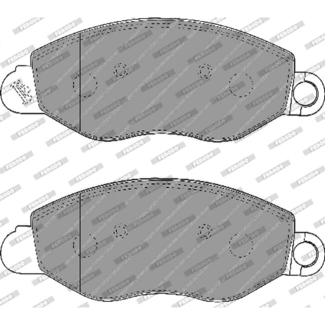 4 Plaquettes De Frein Ferodo Fvr1461