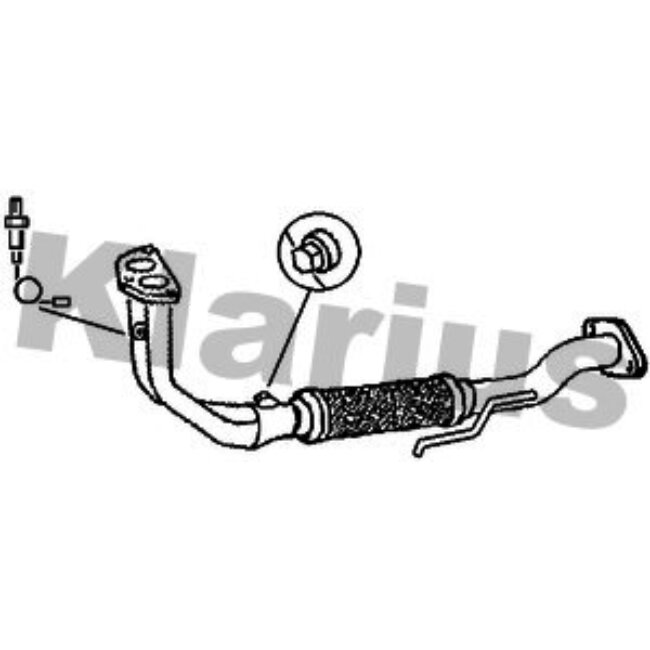 Tube D'échappement Klarius 301023