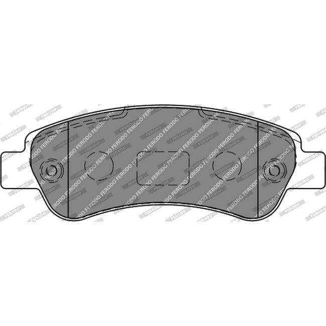 4 Plaquettes De Frein Ferodo Fvr1927