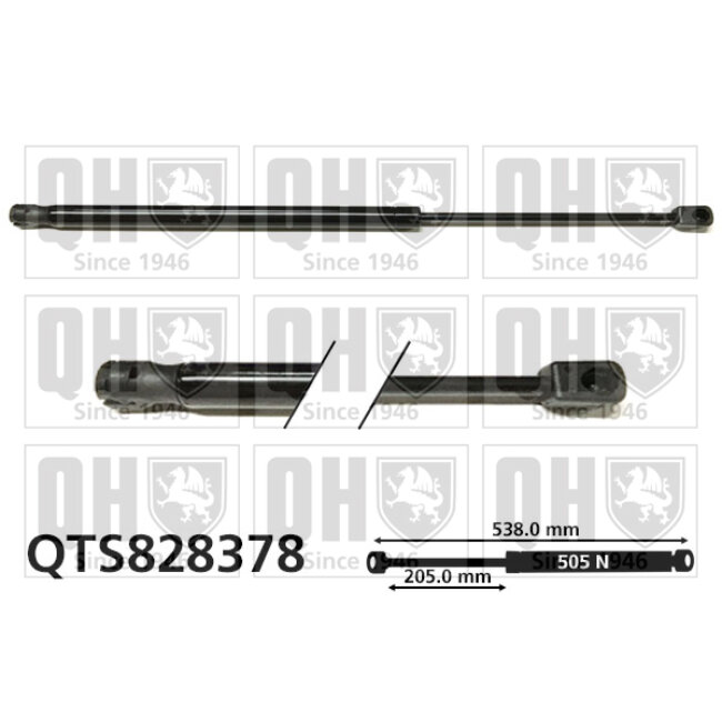 Vérin De Coffre Quinton Hazell Qts828378