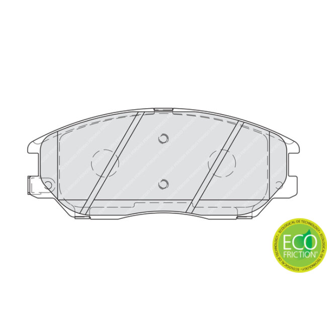 4 Plaquettes De Frein Ferodo Fdb1999