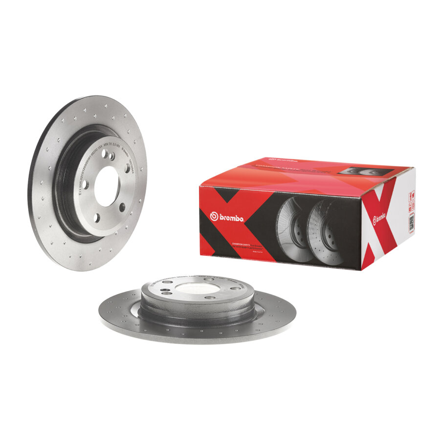 08.9136.1X BREMBO Xtra Disque De Frein 245x10mm, 5, Plein, Perforé