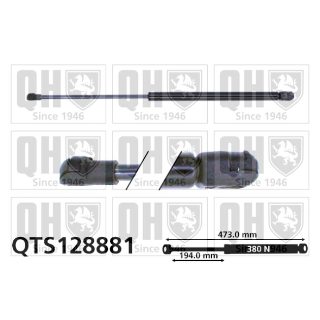 Vérin De Coffre Quinton Hazell Qts128881