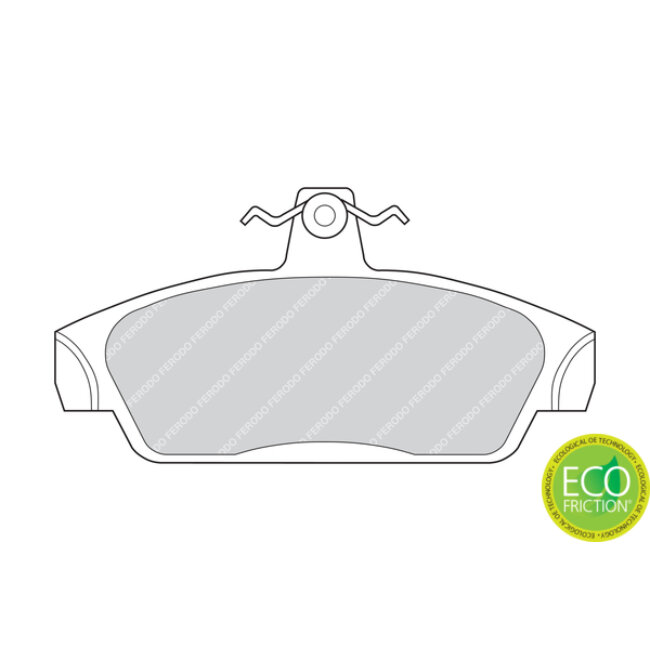 4 Plaquettes De Frein Ferodo Fdb603