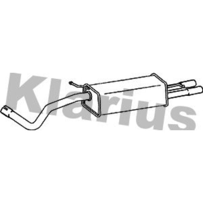 Silencieux Arrière Klarius 240750