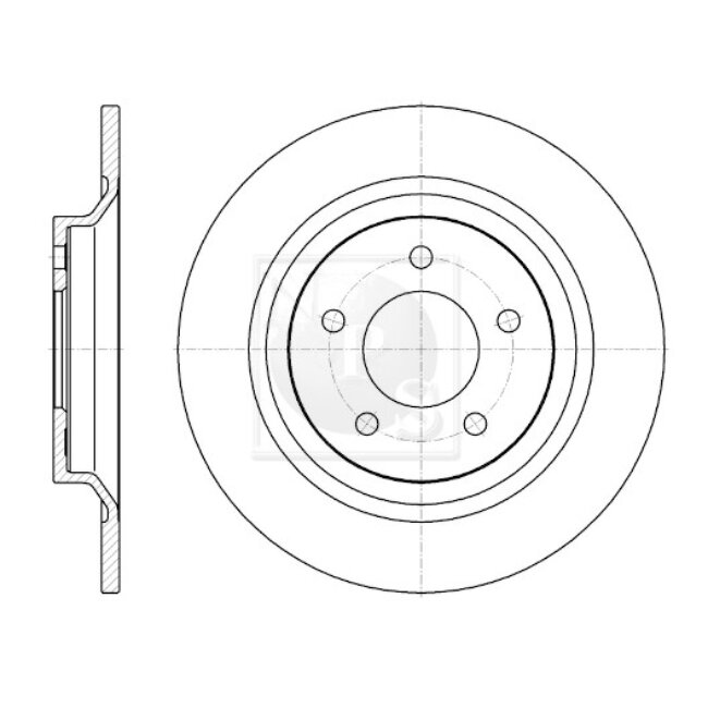 1 Disque De Frein Nps M331a32